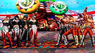 KOF Mugen Iori Yagami Team vs Krauser Team