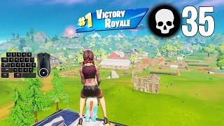 35 Elimination Solo Squad Win Season 7 Gameplay Full Game Fortnite PC Keyboard