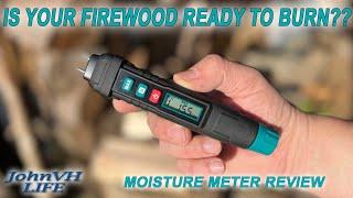 ERICKHILL Wood Moisture Meter with 3-Color Backlight UNBOXING AND REVIEW