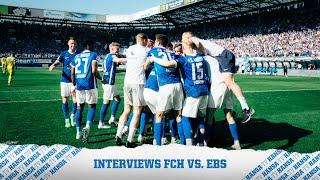 Interviews nach dem Spiel gegen Eintracht Braunschweig  2. Bundesliga