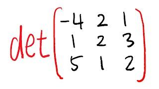 How to find the determinant of a 3 by 3 matrix 3 ways linear algebra tutorial