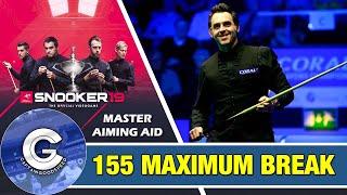 Snooker 19 155 Maximum Break Free Ball  Master Aiming Aid