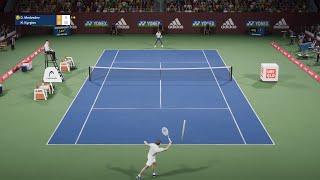 Matchpoint Tennis Championships Gameplay - Medvedev vs Kyrgios Full Set No Commentary