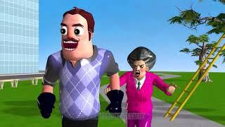 #Shorts Miss T and Hello Neighbor with Ice Cream 3 More Scary Teacher 3D Coffin Dance Compilation #4