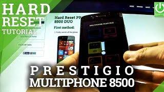 Hard Reset PRESTIGIO MultiPhone 8500 DUO  - how to bypass Screen Lock Protection