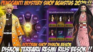 AKHIRNYA MYSTERY SHOP RILIS ? BOCORAN FF SHOP DISKON LUCKY WHEEL DEMON SLAYER FREE FIRE TERBARU ‼️