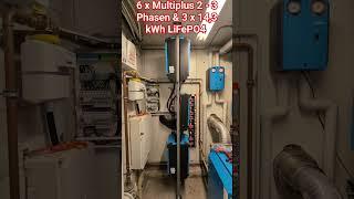 6 x #Victron #Multiplus 2 & 9 x 143 kWh #LiFePO4 - Teil 2