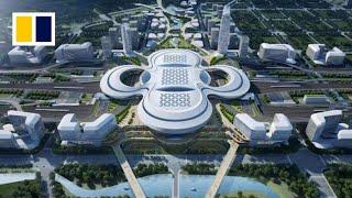 Proposed Chinese train station looks like sanitary pad