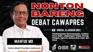 Nobar Debat Cawapres Ganjar-Mahfud  Bersama DPP KNPI