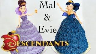 Mal & Evie Descendants Doll Cake - CAKE STYLE