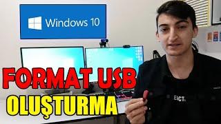 Format Usb si Hazırlama Windows 10  2022 Güncel