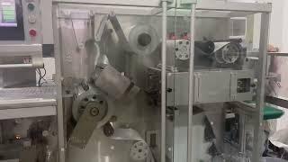 Тест блистерная машина+робот-конвейер Китай