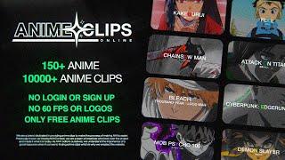 Anime Clips for Editing
