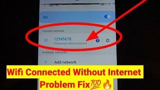 WiFi Connected Without Internet Problem  Hotspot Wi-Fi Connected Without Internet Problem