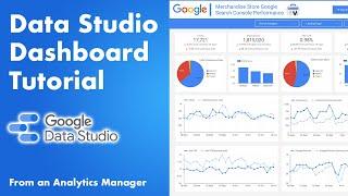 Google Data Studio Dashboard Tutorial  Data Studio Tutorial