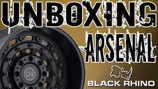 Black Rhino Arsenal 20x9.5 +12 Wheel Rim Unboxing