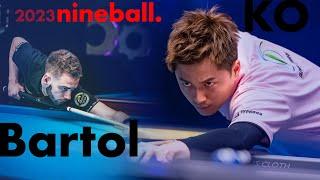 Ko Pin Yi vs Roberto Bartol  2023 nineball  quarterifinal