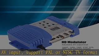 HDM69L Digital RF Modulator PAL NTSC Format Drive Free HDMI to RF Modulator Converter VHF UHF Sig