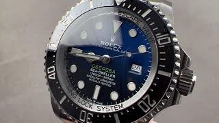 Rolex Deepsea Sea Dweller D-Blue James Cameron 126660 Rolex Watch Review