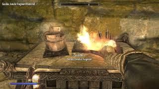 If you set fire to The Gauldur Amulet something strange will happen