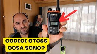 CODICI CTCSS - Cosa sono e come funzionano