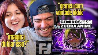 REACT OS MELHORES ZUEIRA ANIME  AKACHI BR  KKKKKKKK REACT EM CASAL