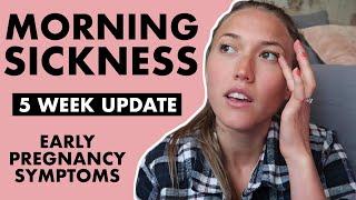 5 Weeks Pregnant Symptoms MORNING SICKNESS + Remedies For Morning Sickness