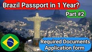 How to get Brazil Passport  Brazil visa application form online   Brazil visa requirements