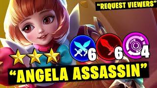 DITANTANG VIEWERS PAKE HYPER ANGELA - ANGELA ASSASSIN NIH COY - Magic Chess Mobile Legends