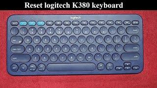 How to reset logitech k380 keyboard