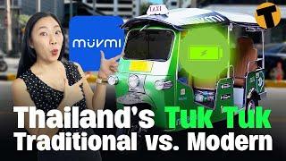 Have you ever seen an electric Tuk Tuk Taxi in Thailand?  Tale of Two Thais