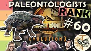 GONE CLUBBING  Paleontologists rank ANKYLOSAURUS in Jurassic World Evolution 2