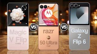 Honor Magic V Flip 5G Vs Motorola Razr 50 Ultra 5G Vs Samsung Galaxy Z Flip 6 5G