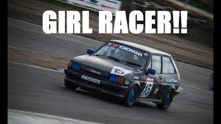 Girlfriend Driving My XR2 @ Knockhill Trackscotland 11114