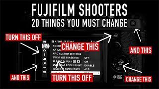 FUJIFILM shooters 20 things you need to change NOW ft Fujifilm X-T4 X-T4 X-T5 & X-100V