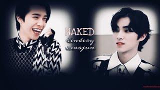 hendery & xiaojun  naked  henxiao  henjun  xiaodery