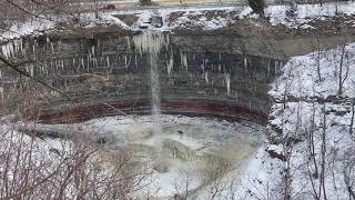 Devils Punchbowl Waterfall Stoney Creek Community of Hamilton Ontario Canada