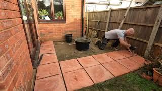 How to lay a patio