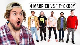 4 Married Men vs 1 Secret F-Boy