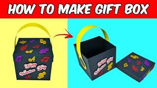 How to Make Gift Box at Home - DIY Gift Box