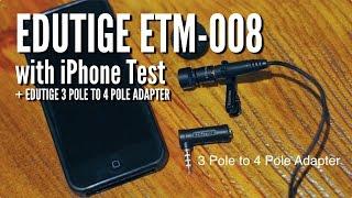 Edutige ETM 008 with iPhone 5 Test