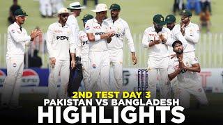 Full Highlights  Pakistan vs Bangladesh  2nd Test Day 3 2024  PCB  M8A1K