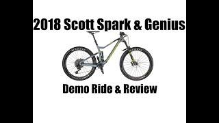 2018 Scott Spark and Genius Demo Ride Review