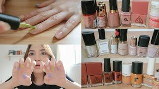 NAIL POLISH COLLECTION + HOW I DO MY NAILS