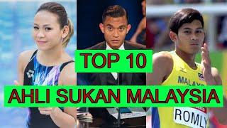 TOP 10 AHLI SUKAN MALAYSIA yang mengharumkan nama negara