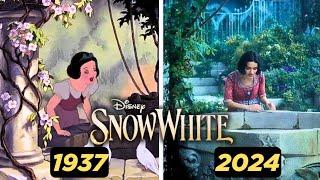 SIDE BY SIDE COMPARISON - SNOW WHITE TRAILER  LIVE ACTION AND ANIMATION 1937