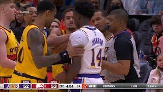 Trae Young acting like he can fight anyone  Lakers vs Hawks