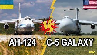 Украинский Ан-124 Руслан VS против американский Lockheed C-5M Galaxy – сравнение военных самолетов