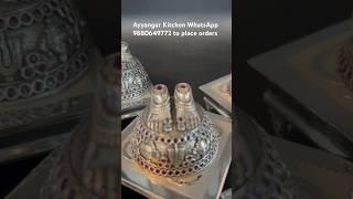 Vishnu Padham in Silver #venkateswarastotram #srivenkateswara #vishnupad #ayyangarkitchen