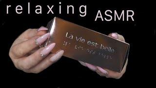 ASMR La vie est belle Lancôme  Gentle Touching Tapping & Scratching the Box & Bottle  JoWi ASMR